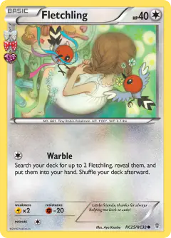 Fletchling Common card from Generations