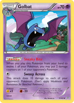 Golbat Uncommon card from Generations