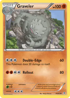 Graveler Uncommon card from Generations