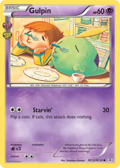 Gulpin Common card from Generations