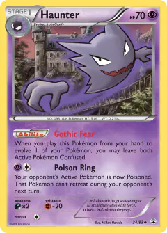 Haunter Uncommon card from Generations