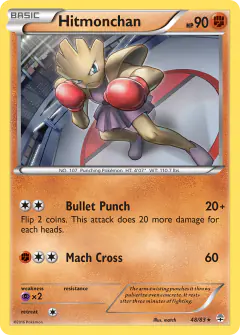Hitmonchan Rare card from Generations