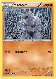 Machoke Uncommon card from Generations