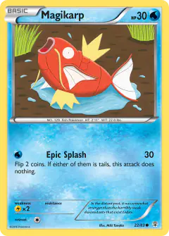 Magikarp Common card from Generations
