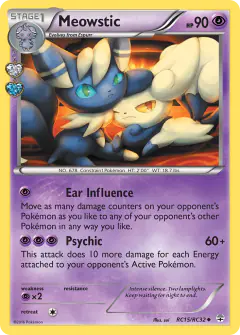 Meowstic Uncommon card from Generations