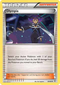 Olympia Uncommon card from Generations