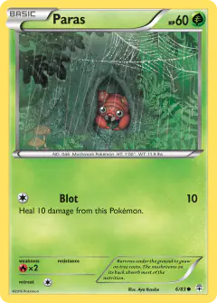 Paras Common card from Generations