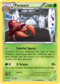 Parasect Rare card from Generations