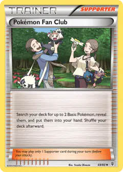 Pokémon Fan Club Uncommon card from Generations