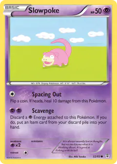 Slowpoke Common card from Generations