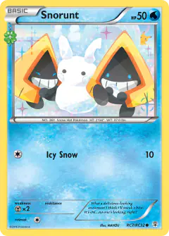Snorunt Common card from Generations