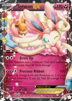 Sylveon-EX Rare Holo EX card from Generations