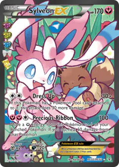 Sylveon-EX Rare Ultra card from Generations