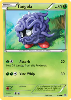 Tangela Common card from Generations
