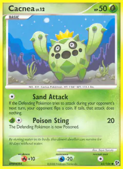 Cacnea Common card from Great Encounters