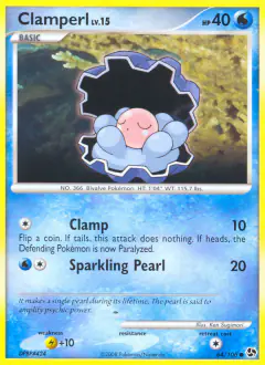 Clamperl Common card from Great Encounters