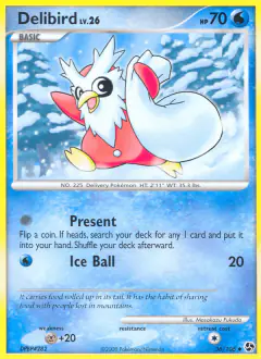 Delibird Uncommon card from Great Encounters