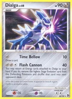 Dialga Rare card from Great Encounters