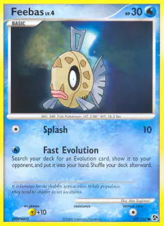 Feebas Common card from Great Encounters