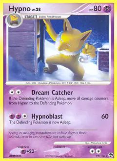 Hypno Rare card from Great Encounters