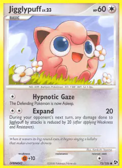 Jigglypuff Common card from Great Encounters