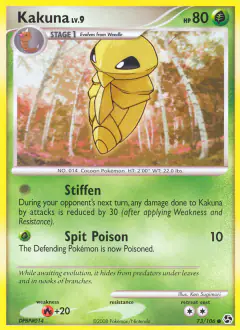 Kakuna Common card from Great Encounters