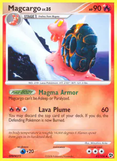 Magcargo Uncommon card from Great Encounters