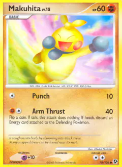Makuhita Common card from Great Encounters