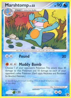 Marshtomp Uncommon card from Great Encounters