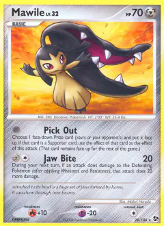 Mawile Rare card from Great Encounters