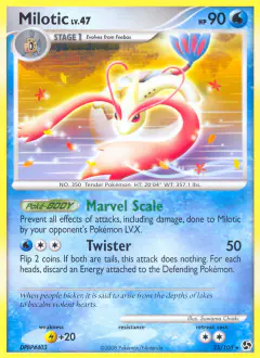 Milotic Rare card from Great Encounters