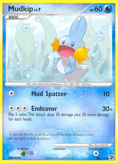 Mudkip Common card from Great Encounters