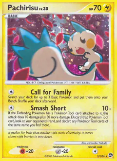Pachirisu Rare Holo card from Great Encounters