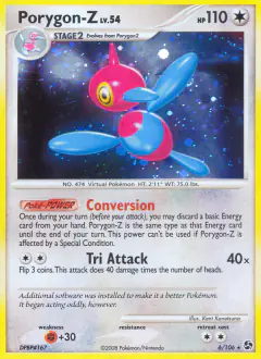 Porygon-Z Rare Holo card from Great Encounters