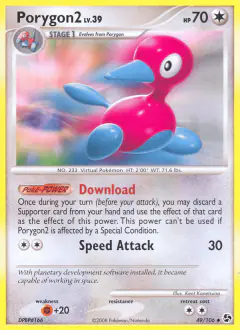 Porygon2 Uncommon card from Great Encounters