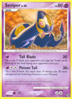 Seviper Uncommon card from Great Encounters