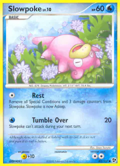 Slowpoke Common card from Great Encounters