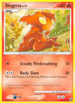 Slugma Common card from Great Encounters