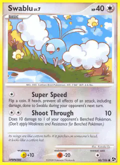 Swablu Common card from Great Encounters