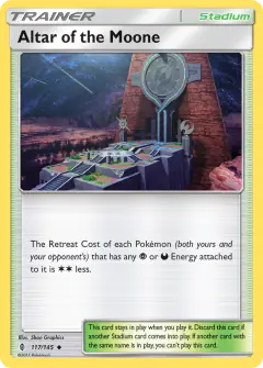 Altar of the Moone Uncommon card from Guardians Rising