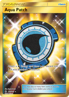 Aqua Patch Rare Secret card from Guardians Rising