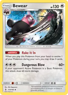 Bewear Uncommon card from Guardians Rising