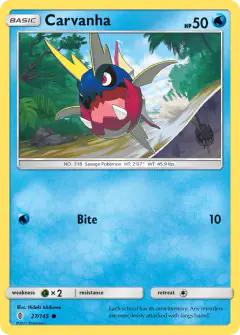 Carvanha Common card from Guardians Rising