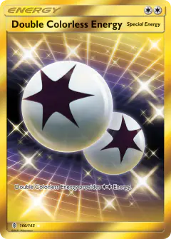 Double Colorless Energy Rare Secret card from Guardians Rising