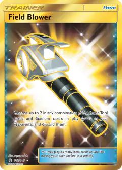 Field Blower Rare Secret card from Guardians Rising