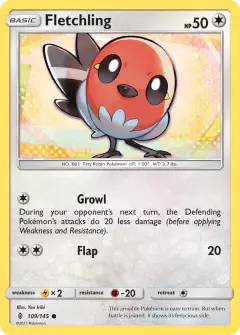 Fletchling Common card from Guardians Rising