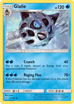 Glalie Uncommon card from Guardians Rising