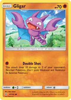 Gligar Common card from Guardians Rising