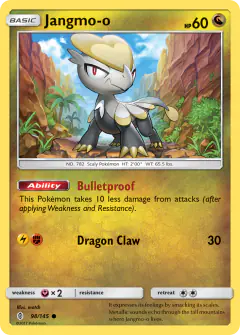 Jangmo-o Common card from Guardians Rising