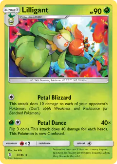 Lilligant Rare card from Guardians Rising